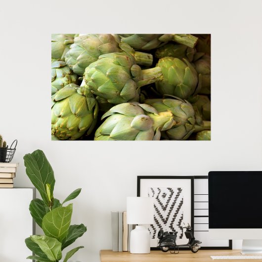 Artichokes Poster (Thuiskantoor)