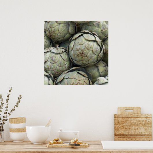 Artichokes Poster (Keuken)