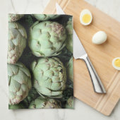 Artichokes Theedoek (Quarter Fold)