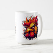 "Artie Angry Rooster" Mug Koffiemok (Voorkant rechts)