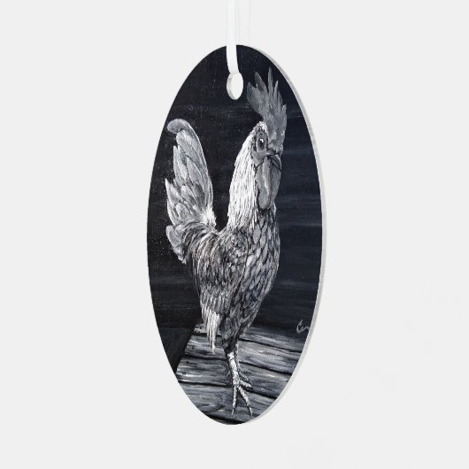 Artie de Kip Ornament (Voorkant links)