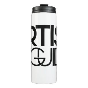 Artiest als Gids White Travel Mug Thermosbeker