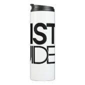 Artiest als Gids White Travel Mug Thermosbeker (Geroteerd rechts)