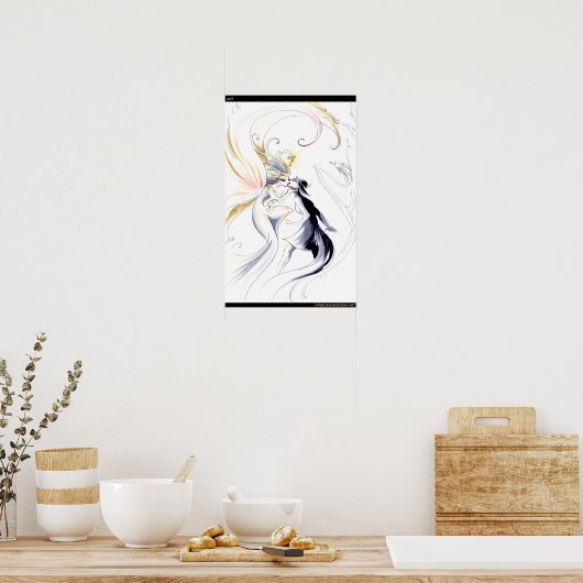 Artiest als godin poster (Keuken)