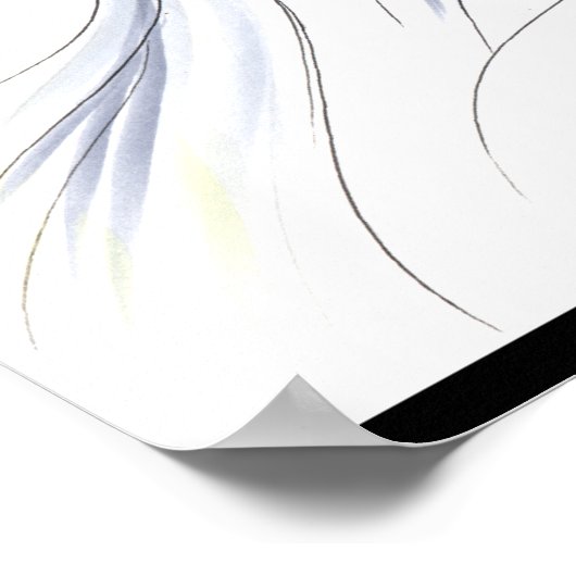 Artiest als godin poster (Hoek)