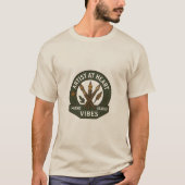 Artiest bij Heart Hand-Crafted Badge T-shirt (Voorkant)