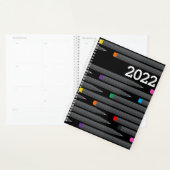 Artiest Black Pens Patroon Jaar Planner (Display)