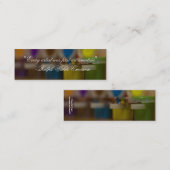 artiest bladwijzer mini visitekaartje (Voorkant / Achterkant)