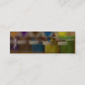 artiest bladwijzer mini visitekaartje (Achterkant)