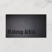 Artiest Bold Text Elegant Dark Visitekaartje (Voorkant)