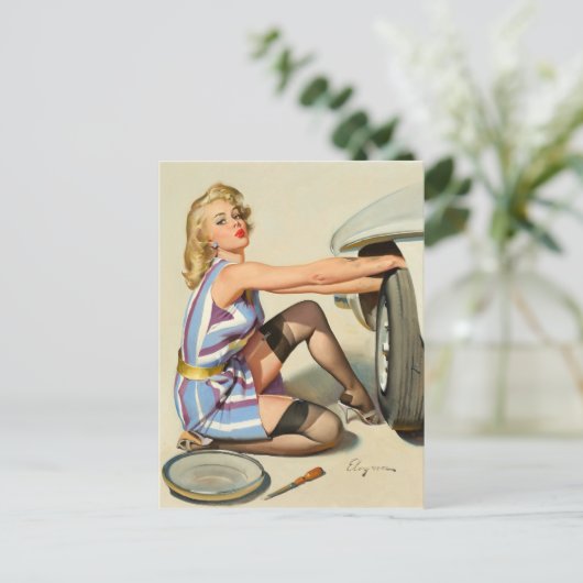 Artiest Briefkaart (Staand voorkant)