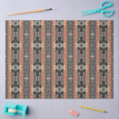Artiest Bruin Sinaasappel Groot Abstract Geometris Tissuepapier (Craft)