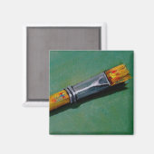 ARTIEST BRUSH: KUNST: REALISME MAGNEET (Voorkant / Achterkant)