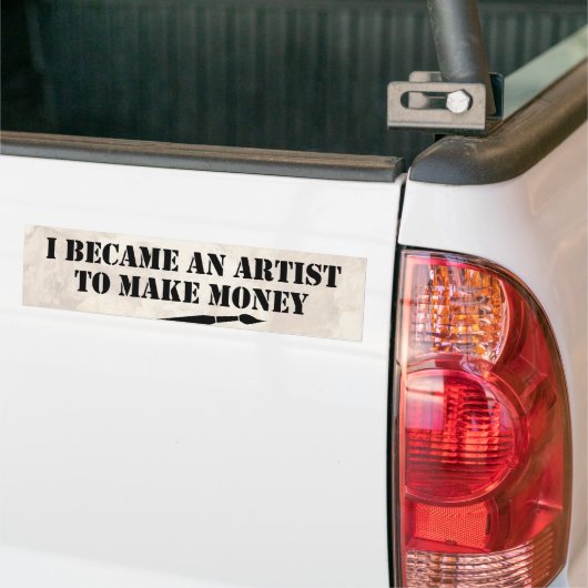 Artiest Bumpersticker (Op Truck)