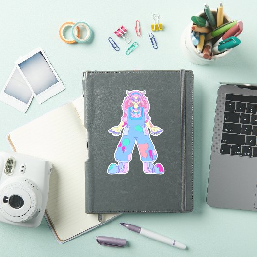 Artiest Cat Sticker (iPad Cover)