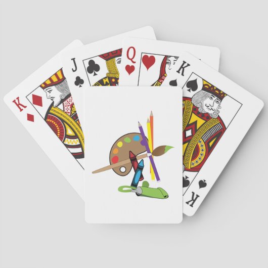 Artiest Color Pallet Pokerkaarten (Achterkant)