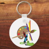 Artiest Color Pallet Sleutelhanger (Voorkant)