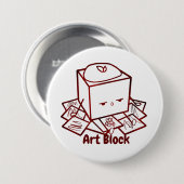 Artiest Creatief Kunstblok Ronde Button 7,6 Cm (Voorkant /achterkant)