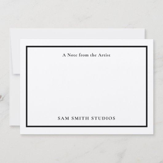  artiest dank u kaart (Voorkant)