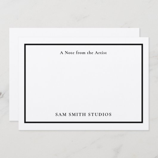  artiest dank u kaart (Voorkant / Achterkant)