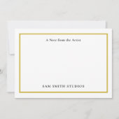  artiest dank u kaart (Voorkant)