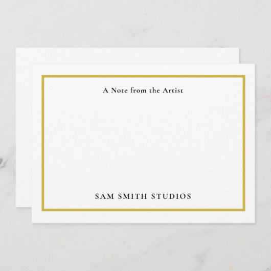  artiest dank u kaart (Voorkant / Achterkant)