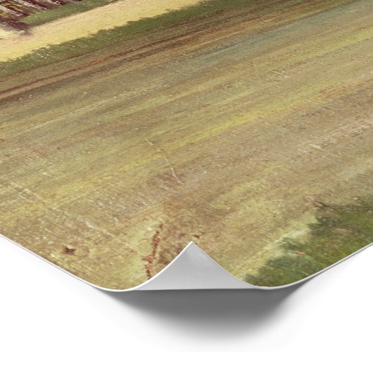 Artiest die zijn vrouw schildert, 1900-05 poster (Hoek)