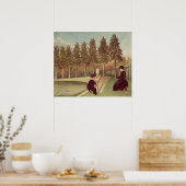 Artiest die zijn vrouw schildert, 1900-05 poster (Keuken)