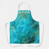Artiest emerald frisse, stijlvolle, stijlvolle vor schort (Voorkant)