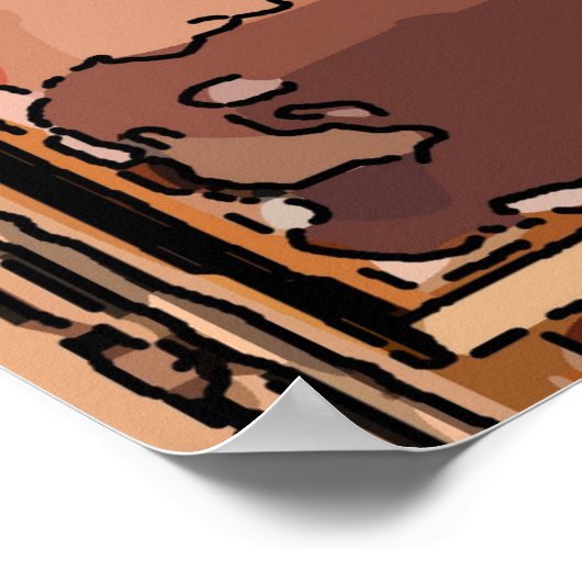 Artiest gaat uit poster (Hoek)