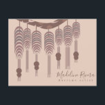 Artiest handgemaakte ontwerper artiest Macrame Briefkaart<br><div class="desc">Professionele zakelijke Post Kaarten met macrame kunst</div>