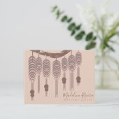 Artiest handgemaakte ontwerper artiest Macrame Briefkaart (Staand voorkant)