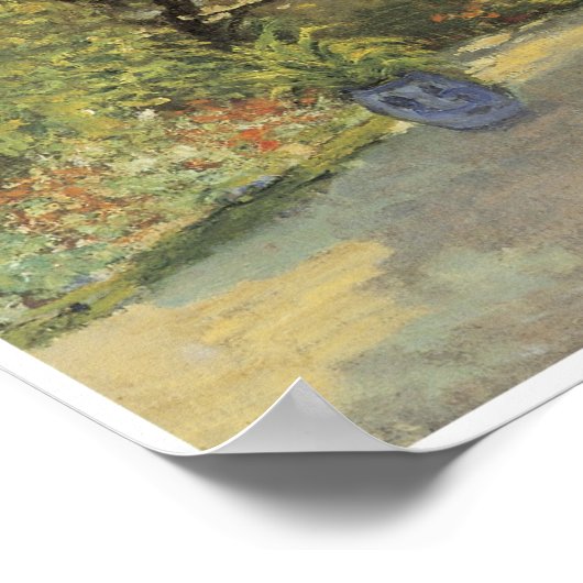 Artiest House in Argenteuil, 1873 Poster (Hoek)