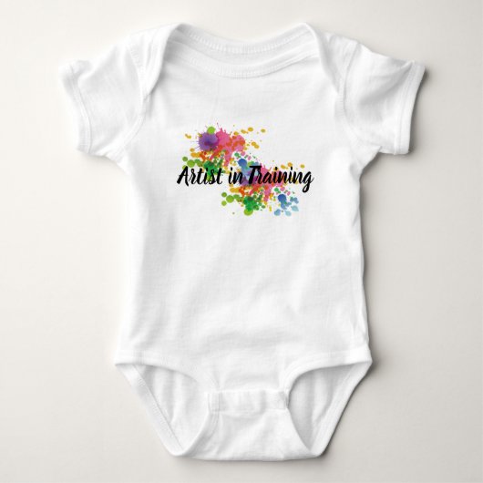 Artiest in de Baby Opleiding Romper (Voorkant)