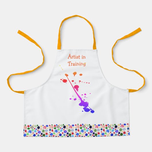 Artiest in de opleiding van Kinderen Schort (Voorkant)