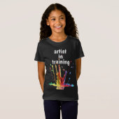 Artiest in Training, w / spattered paint T-Shirt (Voorkant volledig)