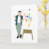 Artiest Kaart (Gele Bloem)