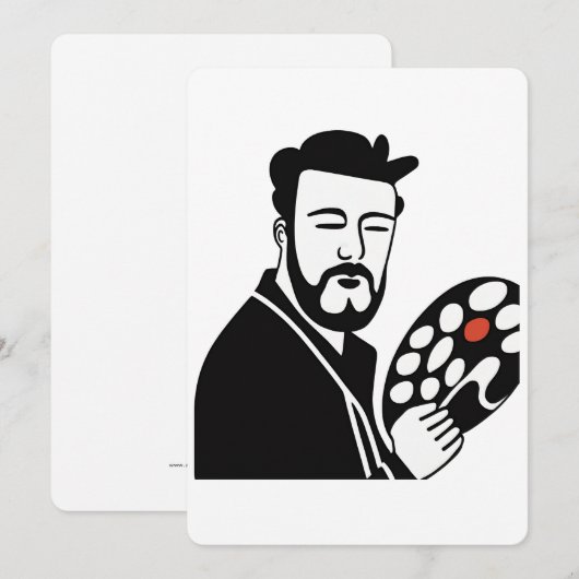 Artiest Kaart (Voorkant / Achterkant)