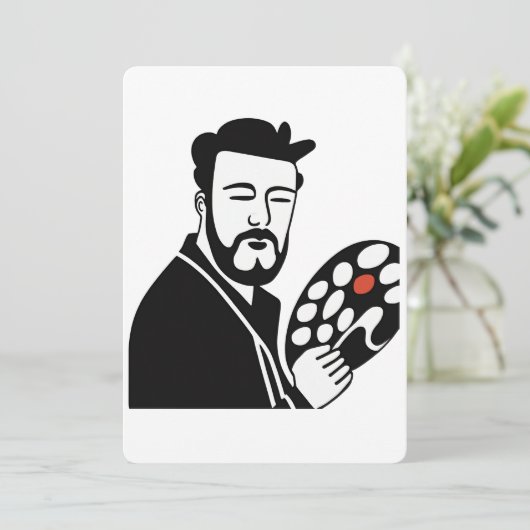 Artiest Kaart (Staand voorkant)