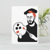 Artiest Kaart (Staand voorkant)