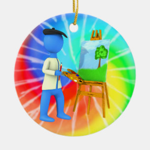 Artiest Keramisch Ornament