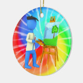 Artiest Keramisch Ornament (Links)