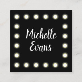 Artiest maken licht vierkante visitekaartje