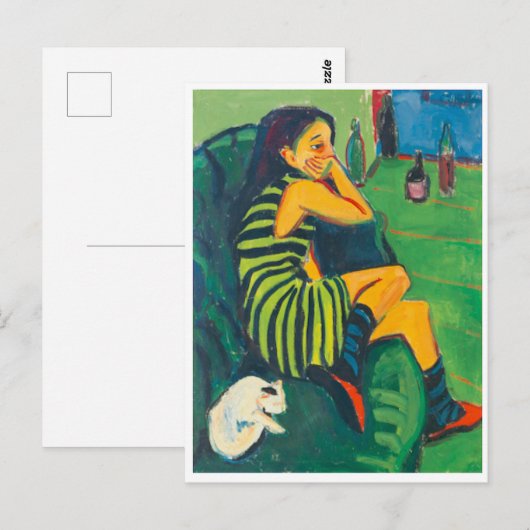 Artiest Marcella, Kirchner, Fine Art Briefkaart (Voorkant / Achterkant)