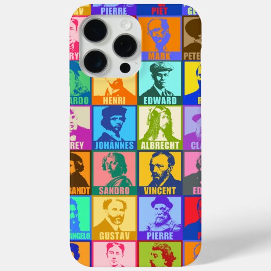 Artiest | Modern Pop Art iPhone / iPad hoesje (Achterkant)