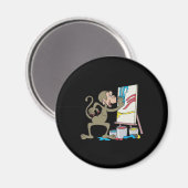 artiest monkey magneet (Voorkant / Achterkant)