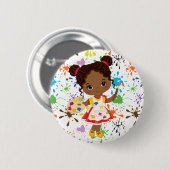 Artiest op het werk Button (Voorkant /achterkant)