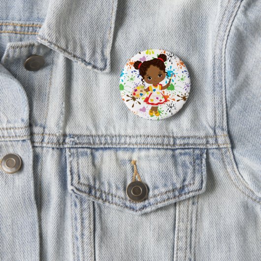 Artiest op het werk Button (In situ)