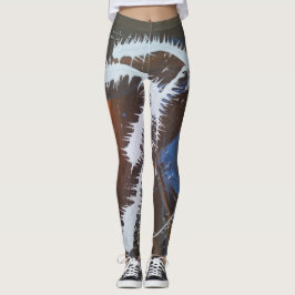 Artiest op het werk leggings
