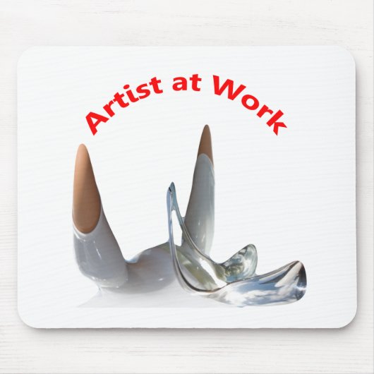 Artiest op het werk muismat (Voorkant)